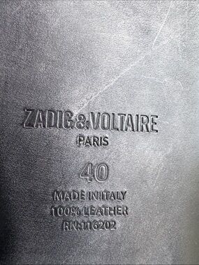 Zadig & Voltaire Black Leather Sandals